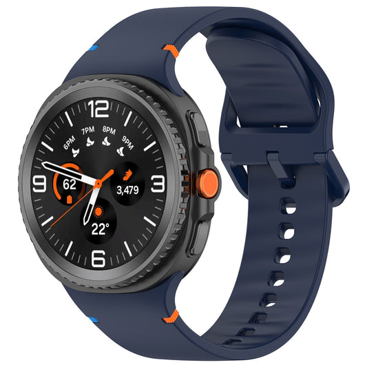 Techsuit W079 Strap for Samsung Galaxy Watch 8 Classic / Watch8 44mm / Watch 8 40mm, Navy Blue