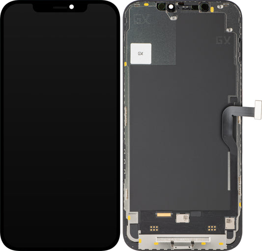 GX Touchscreen Display for Apple iPhone 12 Pro Max, with Frame, Movable OLED IC Version, Black