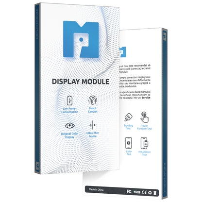 MP Touchscreen Display compatible with Samsung Galaxy A01 A015, with Frame, Non-European Version, Black
