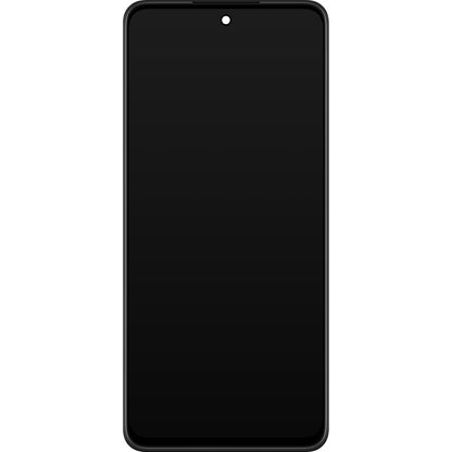 Realme C55 Touchscreen Display, with Frame, Black, Service Pack 4130438 