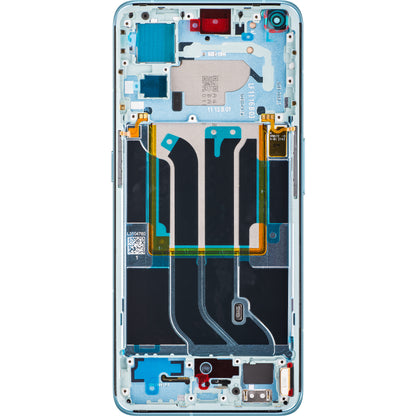 Realme GT2 Pro Touchscreen Display, with Frame, Titanium Blue, Service Pack 4909406