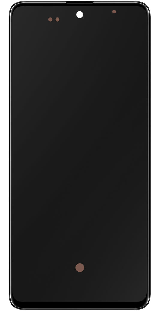 Touchscreen Display Samsung Galaxy A51 A515, with Frame, Black, Service Pack GH82-2161669A