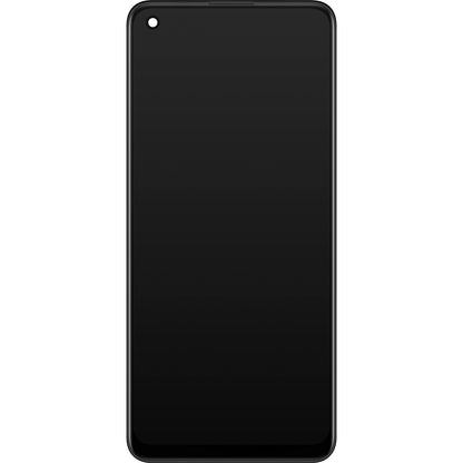 Display with Touchscreen Oppo F19 / A74, with Frame, Black, Service Pack 4907039