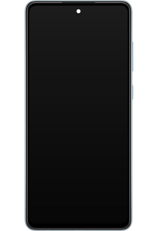 Touchscreen Display Samsung Galaxy A72 A725 / A72 5G A726, with Frame, Blue, Service Pack GH82-25460B