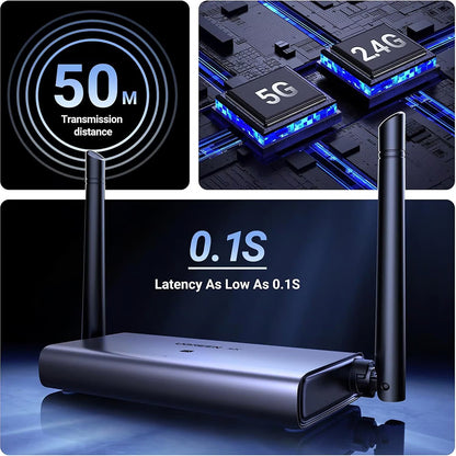 UGREEN CM586 Wireless HDMI Extender, 4K, Black