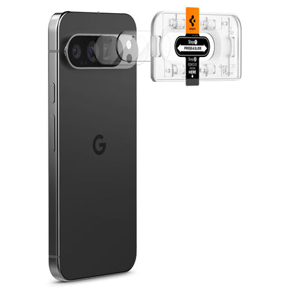 Protective Back Camera Protective Film Spigen EZ FIT for Google Pixel 9 Pro, Glass Protected, Set 2 pieces AGL08444 