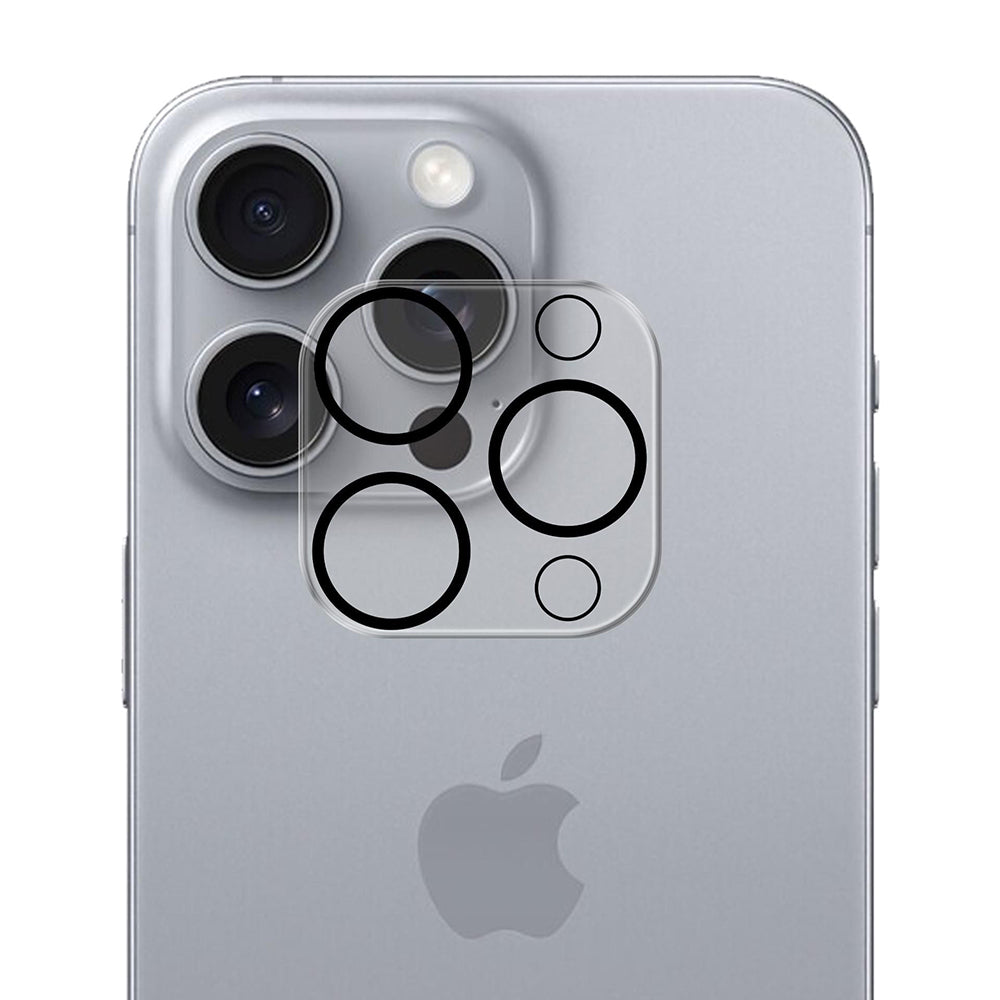 Back Camera Protection Film 3MK Pro Full Cover for Apple iPhone 17 Pro Max, Tempered Glass, Black
