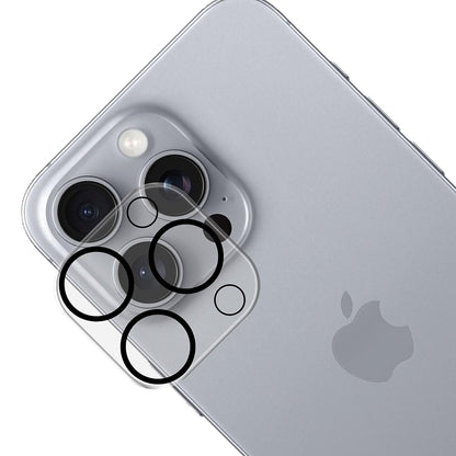Back Camera Protection Film 3MK Pro Full Cover for Apple iPhone 17 Pro Max, Tempered Glass, Black