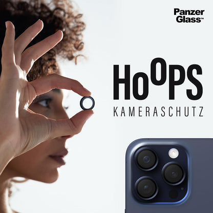 PanzerGlass Hoops Back Camera Protection Film for Samsung Galaxy A36 A366, Tempered Glass, Transparent
