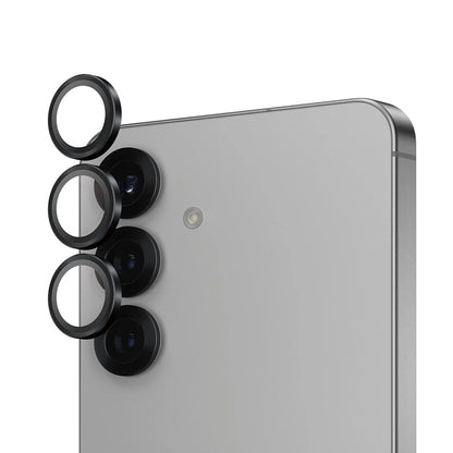 PanzerGlass Hoops Rear Camera Protector for Samsung Galaxy S25 S931, Tempered Glass, Black