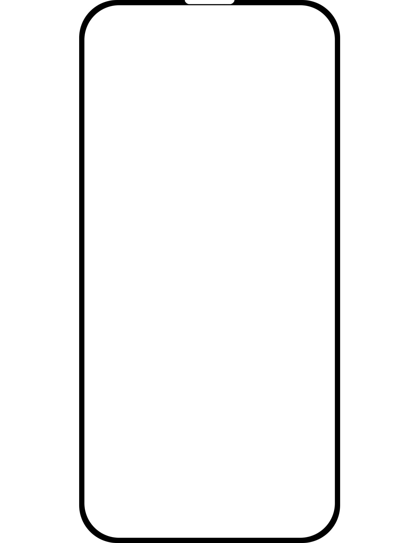 OEM Screen Protector for Apple iPhone 16e / 14 / 13 Pro / 13, Glass Shielded, Full Glue, 21D, Black 