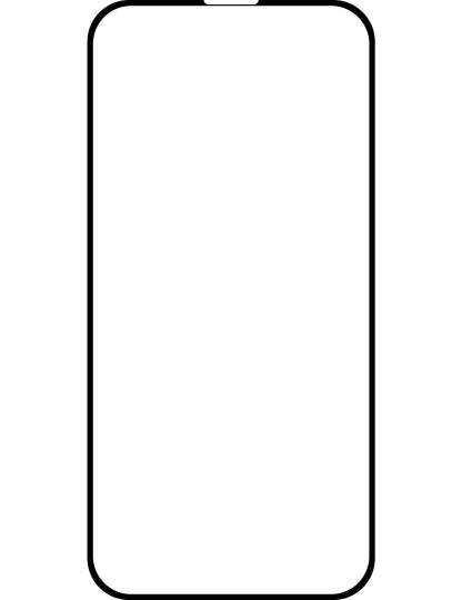 OEM Screen Protector for Apple iPhone 16e / 14 / 13 Pro / 13, Glass Shielded, Full Glue, 21D, Black 