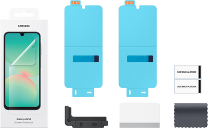 Screen Protector for Samsung Galaxy A26 A266, Plastic, Set of 2 Pieces EF-UA266CTEGWW