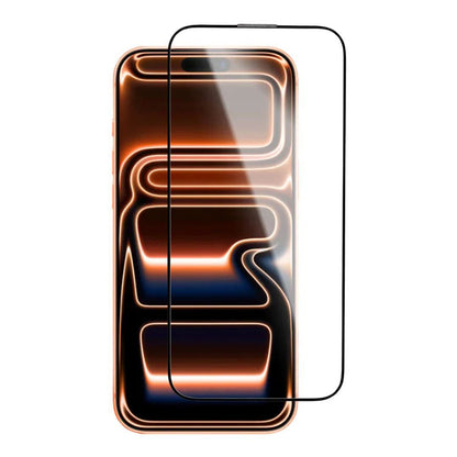 Blueo Crystal Anti-Scratch Screen Protector Applicator for Apple iPhone 17 Pro / 17 / 16 Pro, Tempered Glass, Full Glue, Black