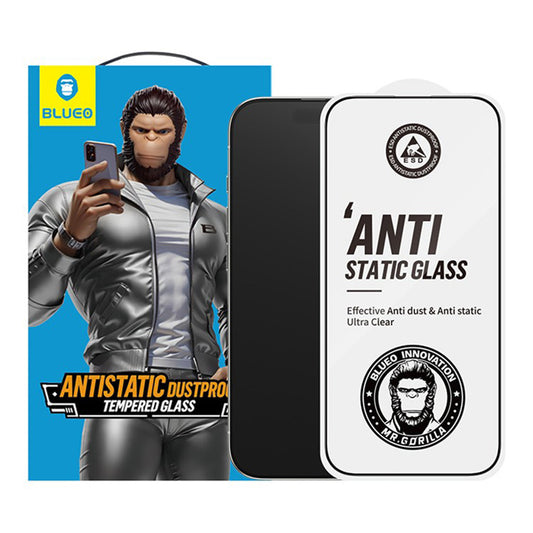 Blueo HD Screen Protector for Apple iPhone 17 Air, Tempered Glass, Full Glue, 2.5D, Set of 5 Pieces