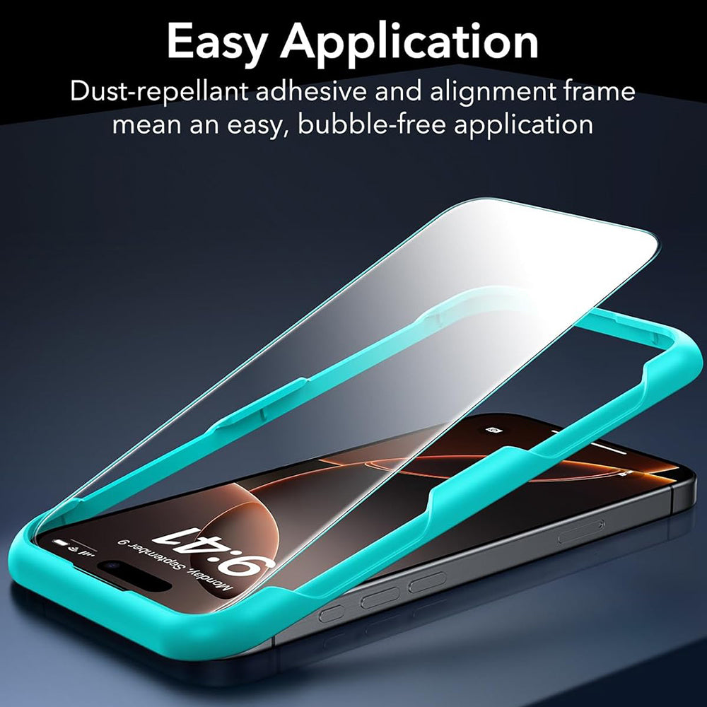 ESR Screen Protector for Apple iPhone 17 Air, Tempered Glass, Full Glue, Set of 3 Pieces