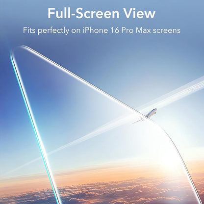 ESR Screen Protector for Apple iPhone 17 Pro, Tempered Glass, Full Glue, Set of 3 Pieces