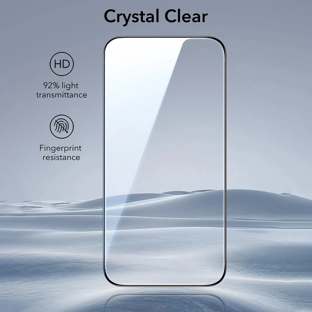 ESR UltraFit Screen Protector for Apple iPhone 17 Air, Tempered Glass, Full Glue, Set of 3 Pieces