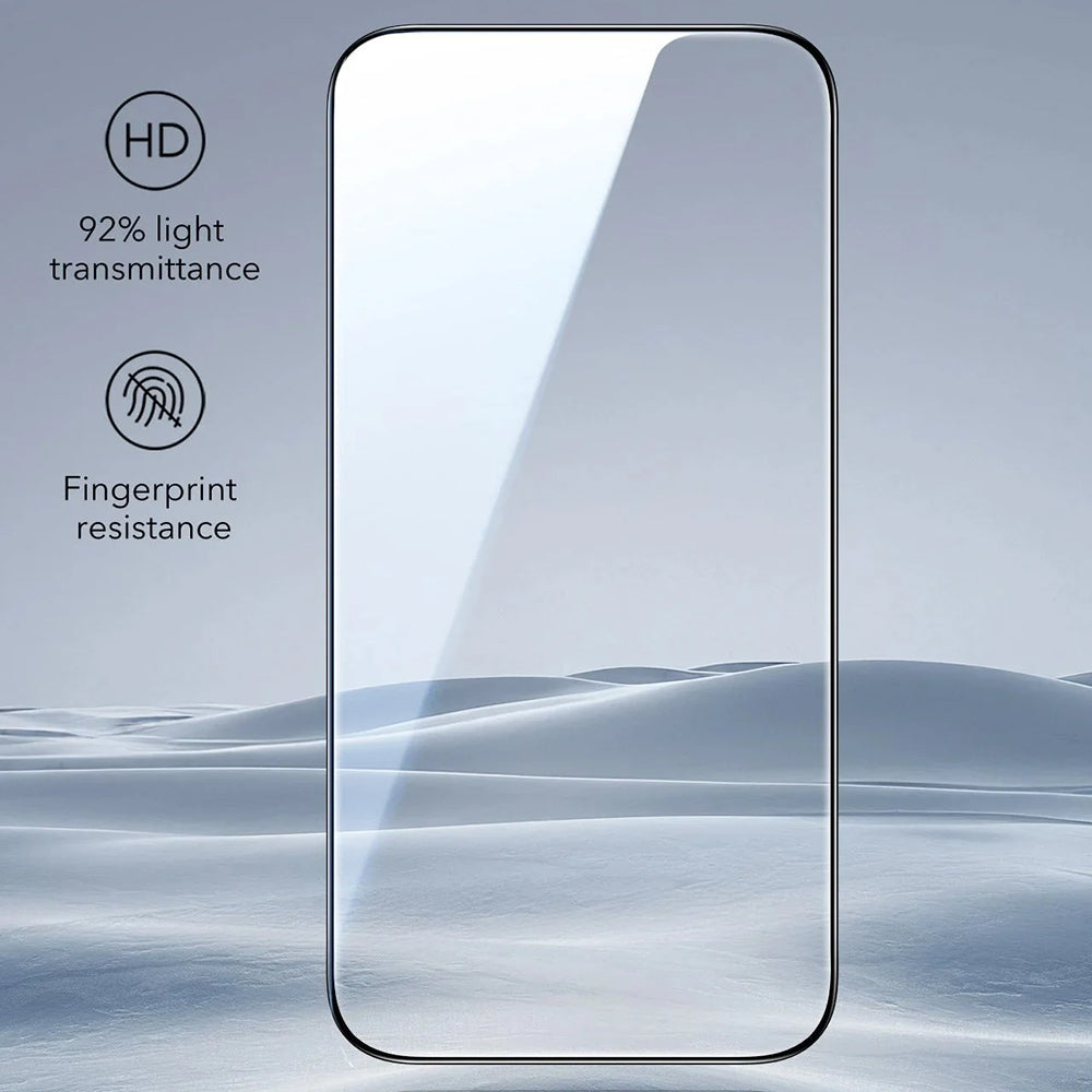 ESR UltraFit Screen Protector for Apple iPhone 17 Pro Max, Tempered Glass, Full Glue, Set of 3 Pieces