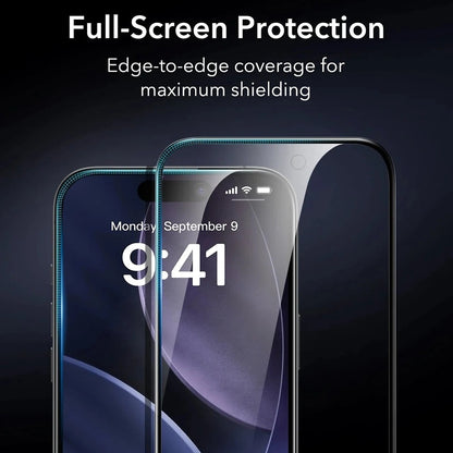 Privacy Screen Protector ESR Armorite UltraFit for Apple iPhone 17 Pro Max, Tempered Glass, Full Glue, Set of 3 Pieces