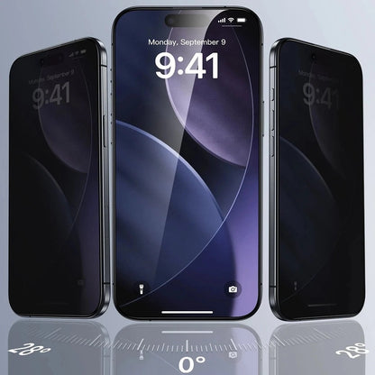 Privacy Screen Protector ESR UltraFit for Apple iPhone 17 Pro, Tempered Glass, Full Glue, Set of 3 Pieces