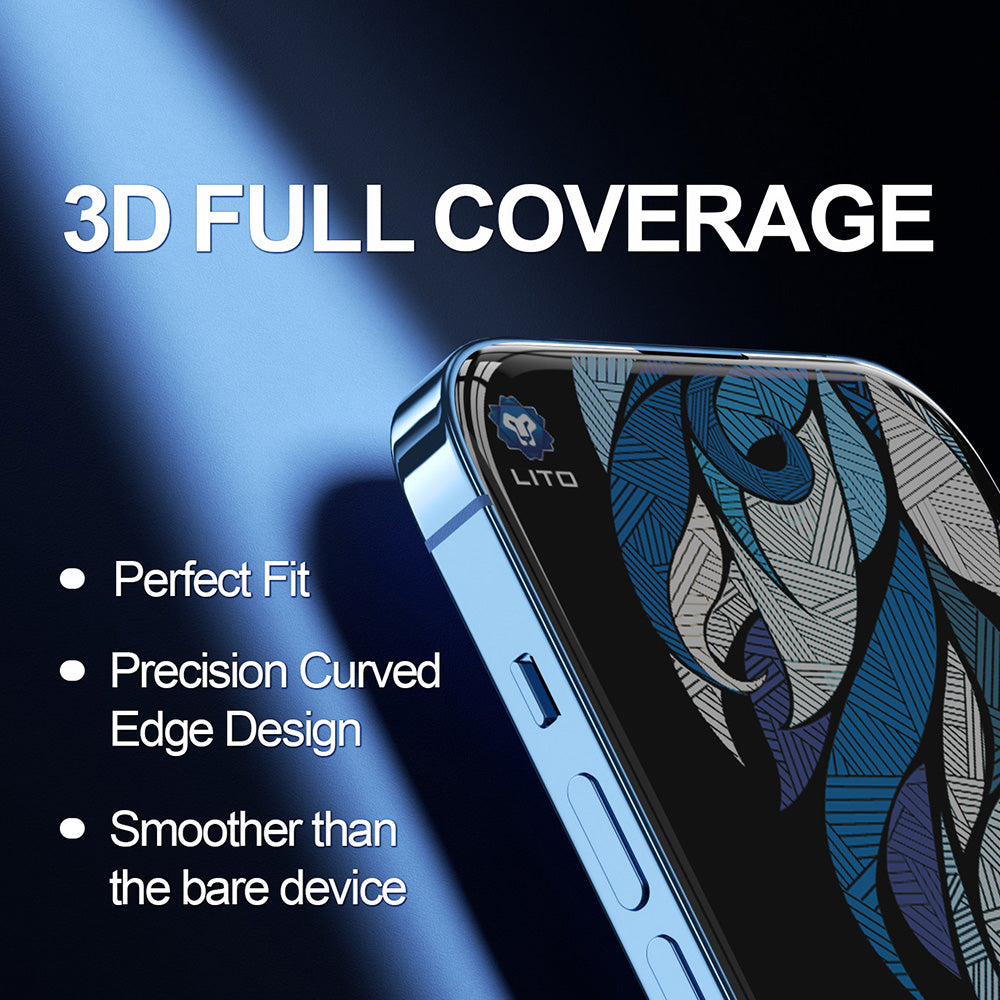 Privacy Screen Protector Lito D+ Max 4K for Apple iPhone 17 Pro Max, Tempered Glass, Full Glue