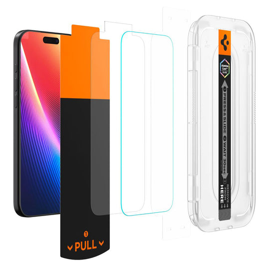 Privacy Screen Protector Spigen GlastR EZ FIT Pro for Apple iPhone 17 Air, Tempered Glass, Full Glue