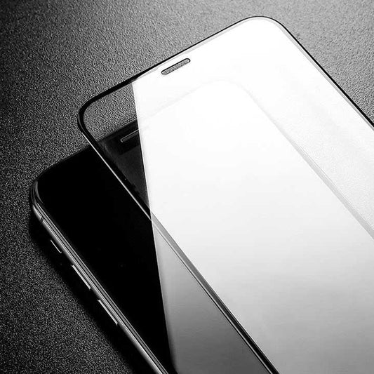 Techsuit Screen Protector for Apple iPhone 17 Pro Max, Tempered Glass, Full Glue, Black