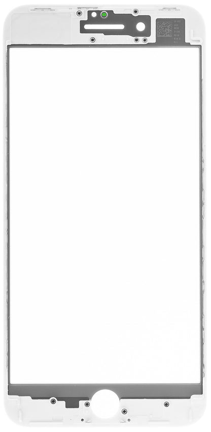 Apple iPhone 8 Plus Screen Glass with OCA Frame and Adhesive, White