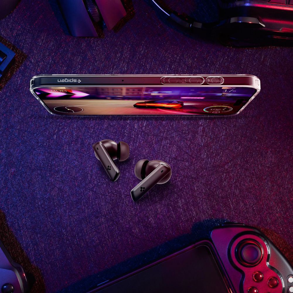 Spigen SA2402 Bluetooth Handsfree, TWS, ANC, Black