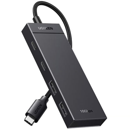 UGREEN CM416 USB-C Hub, 2 x USB-A 3.1 - 2 x USB-C, 0.25m, Black