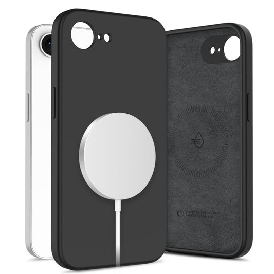 MagSafe Case for Apple iPhone 16e, Tech-Protect, Liquid Silicone, Black