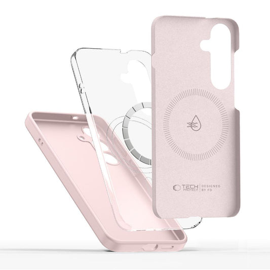 MagSafe Case for Apple iPhone 16e, Tech-Protect, Liquid Silicone, Pink