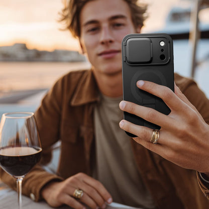 MagSafe Case for Apple iPhone 17 Pro Max, Tech-Protect, Kevlar Aura, Black