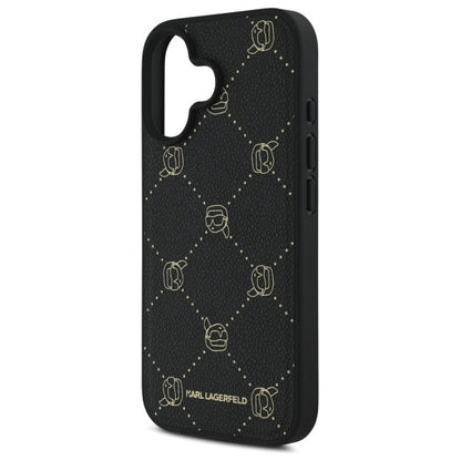 MagSafe Case for Apple iPhone 16, Karl Lagerfeld, Karl's Head, Black