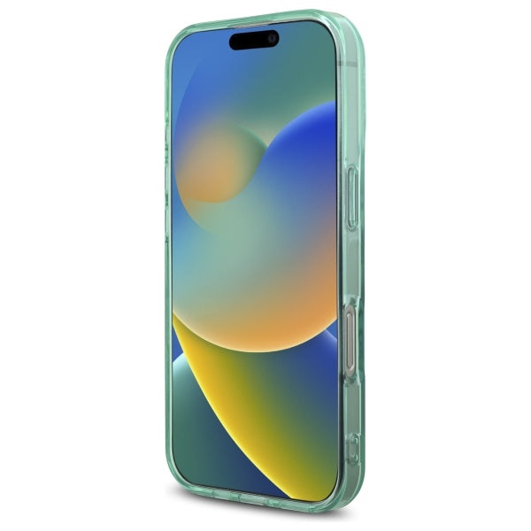 MagSafe Case for Apple iPhone 16 Pro Max, Guess, IML Rhinestone, Green