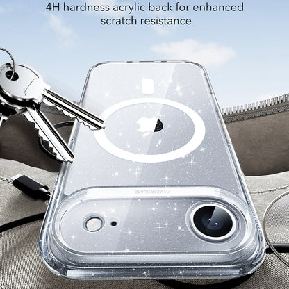 MagSafe Case for Apple iPhone 17 Air, ESR, Classic Hybrid Shimmer, Transparent