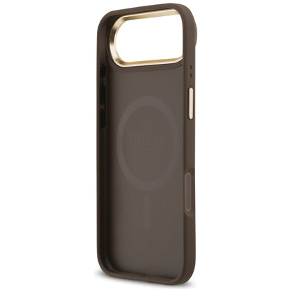 MagSafe Case for Apple iPhone 17 Air, Guess, 4G Classic, Brown