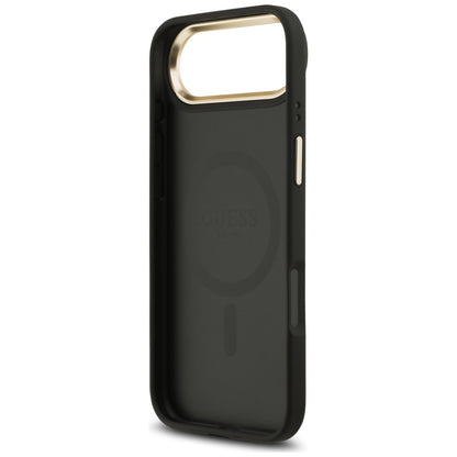 MagSafe Case for Apple iPhone 17 Air, Guess, 4G Strass Logo, Black
