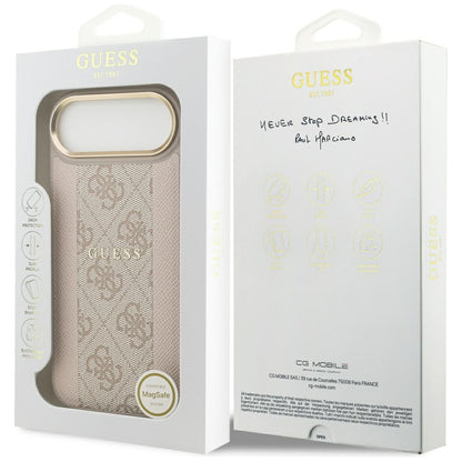 MagSafe Case for Apple iPhone 17 Air, Guess, 4G Stripe, Pink