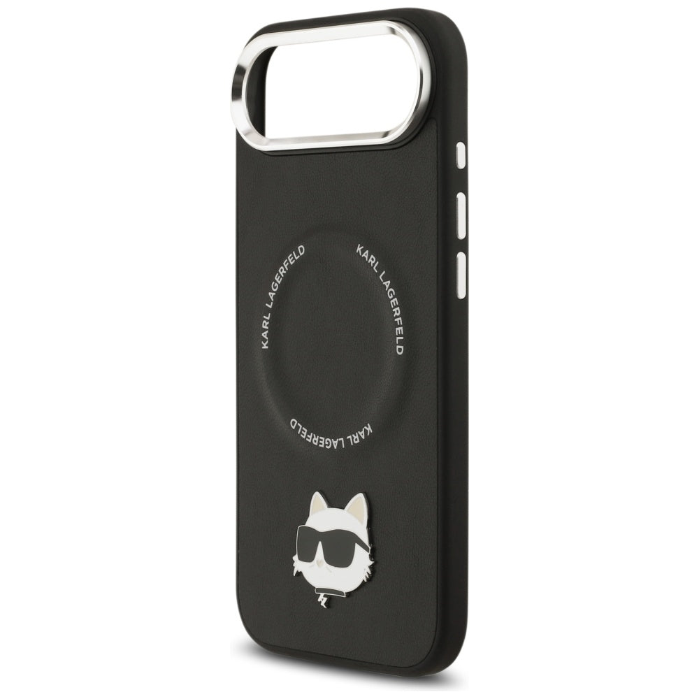 MagSafe Case for Apple iPhone 17 Air, Karl Lagerfeld, Choupette Pin, Black