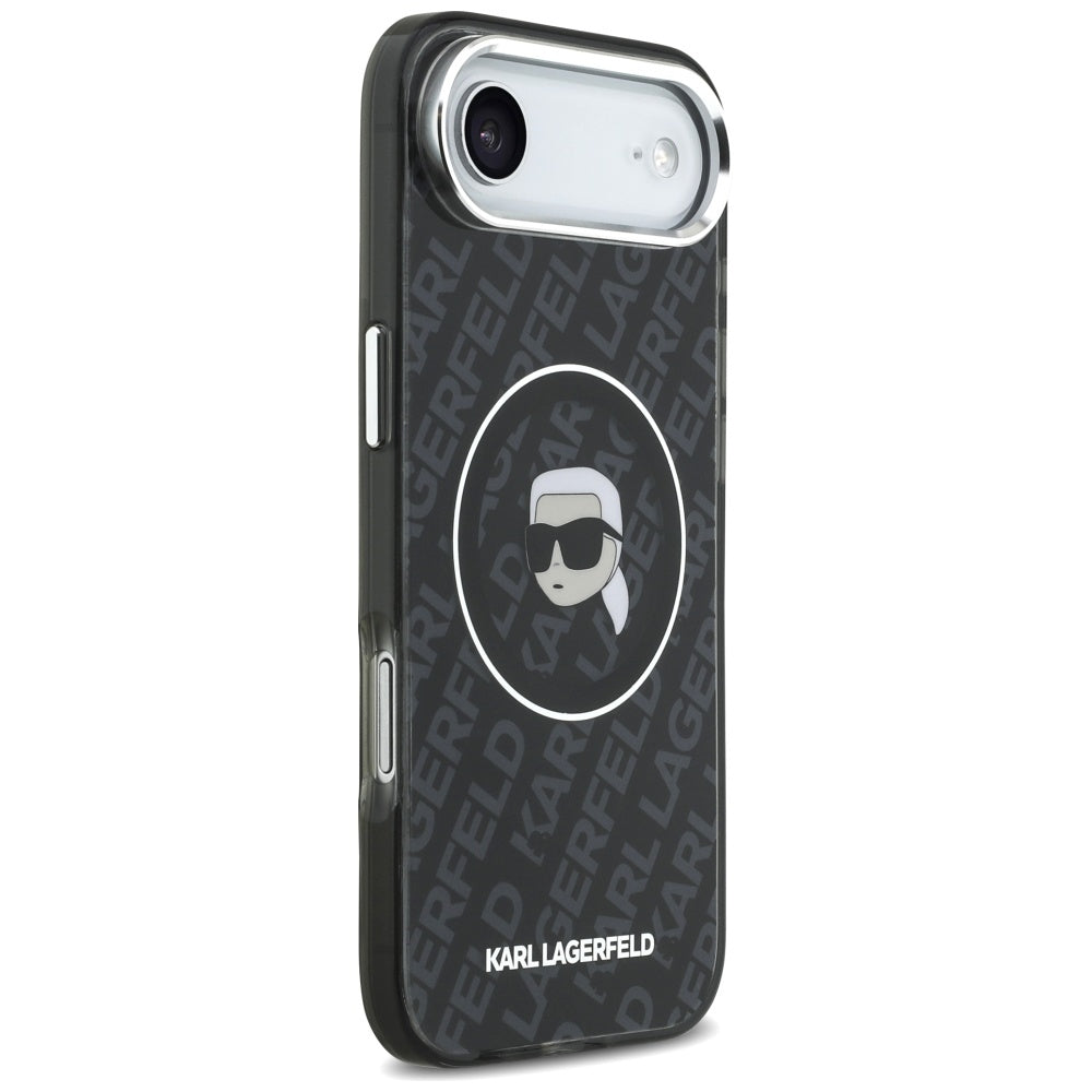 MagSafe Case for Apple iPhone 17 Air, Karl Lagerfeld, IML Karl's Head, Black