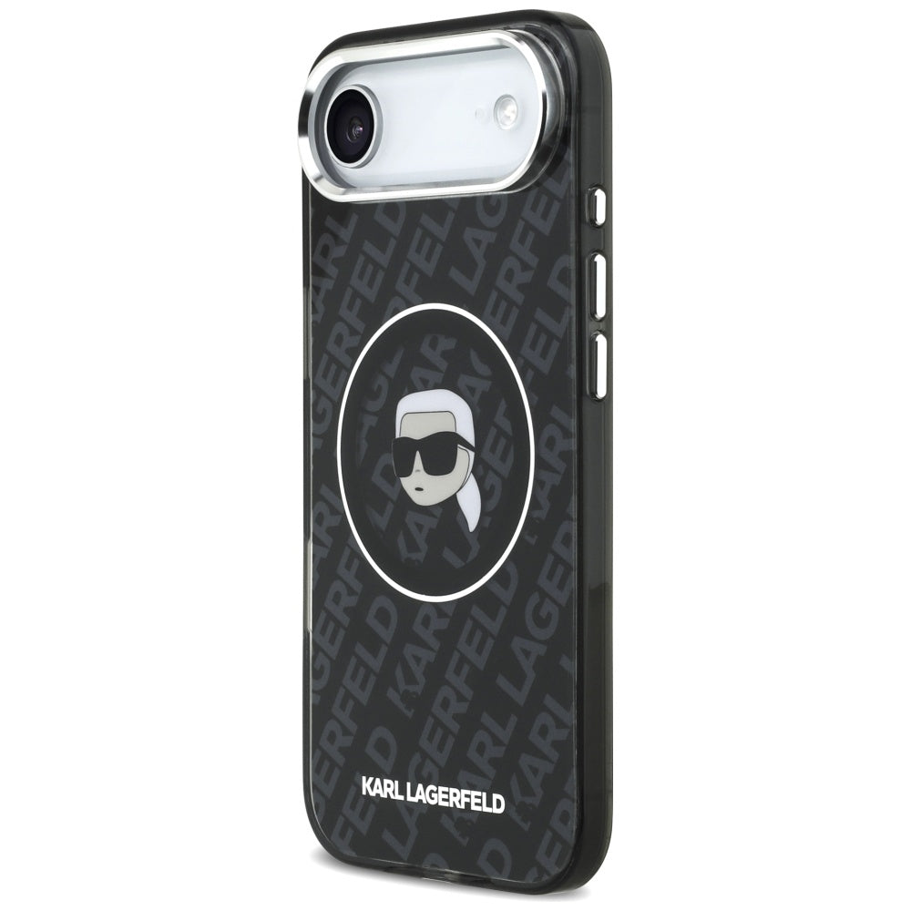 MagSafe Case for Apple iPhone 17 Air, Karl Lagerfeld, IML Karl's Head, Black