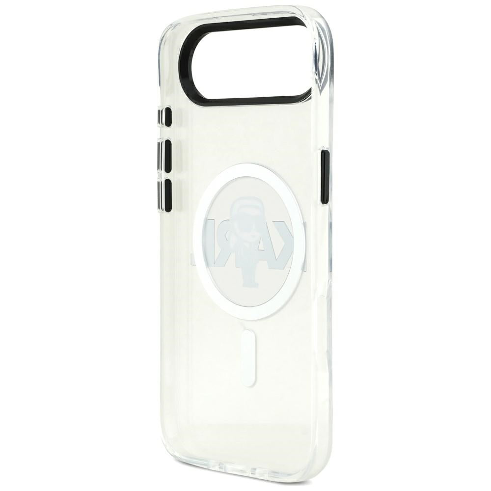 MagSafe Case for Apple iPhone 17 Air, Karl Lagerfeld, IML Sketch Logo Karl, Transparent