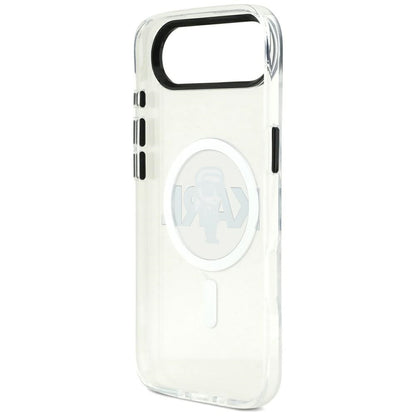 MagSafe Case for Apple iPhone 17 Air, Karl Lagerfeld, IML Sketch Logo Karl, Transparent