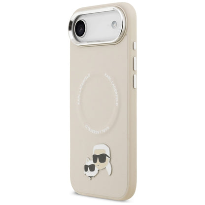 MagSafe Case for Apple iPhone 17 Air, Karl Lagerfeld, Karl & Choupette Pins, Beige