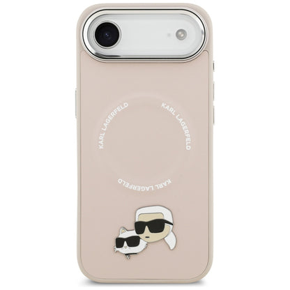 MagSafe Case for Apple iPhone 17 Air, Karl Lagerfeld, Karl & Choupette Pins, Pink