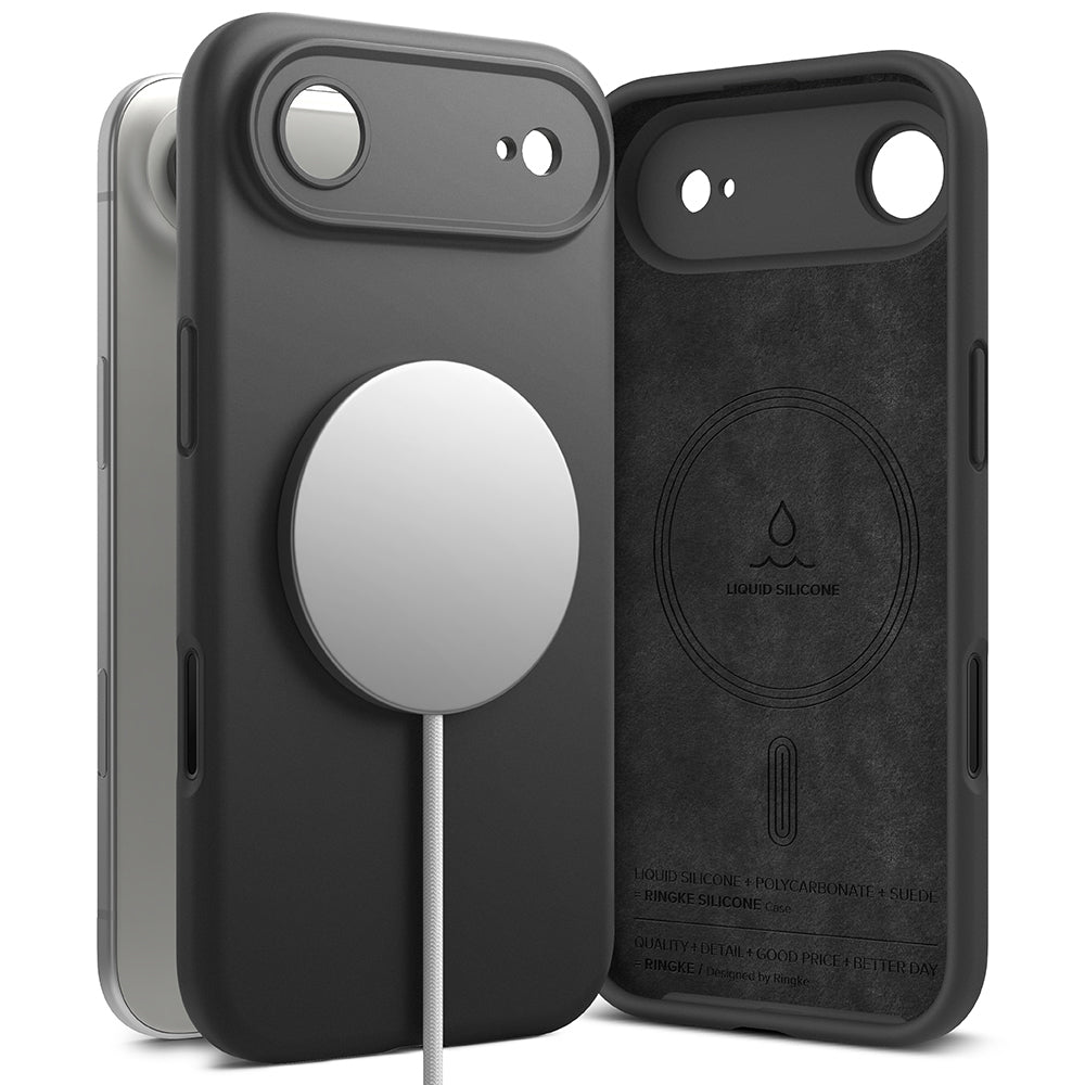 MagSafe Case for Apple iPhone 17 Air, Ringke, Silicone, Black