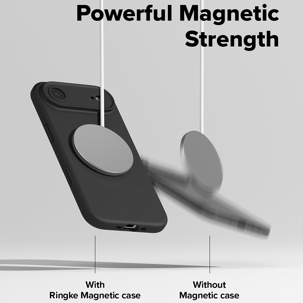 MagSafe Case for Apple iPhone 17 Air, Ringke, Silicone, Black