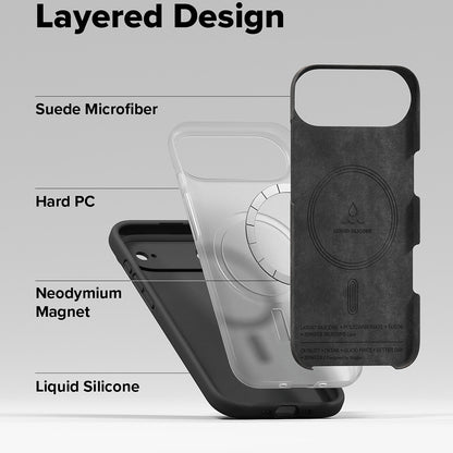 MagSafe Case for Apple iPhone 17 Air, Ringke, Silicone, Black